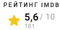 IMDb рейтинг фильма Гипноз (2020)