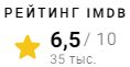 IMDb рейтинг фильма Примесь (2013)